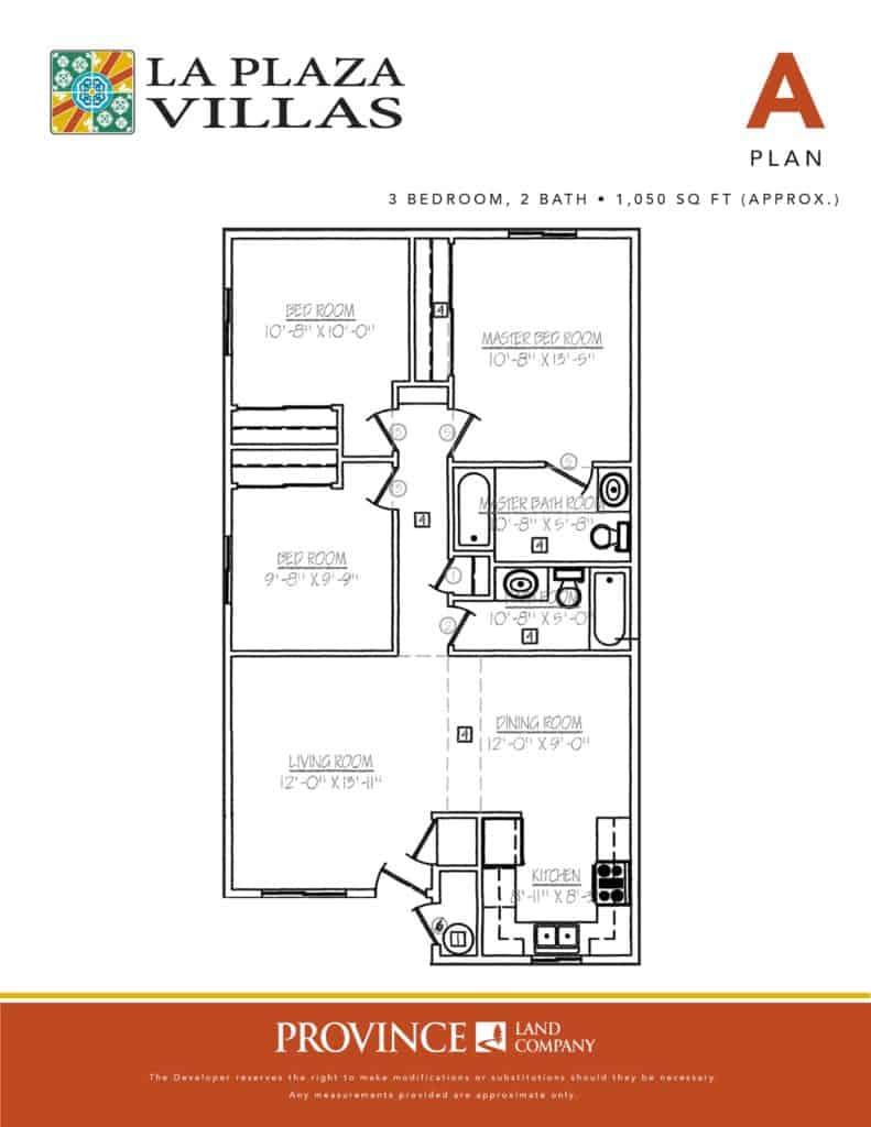 Floor Plans La Plaza Villas