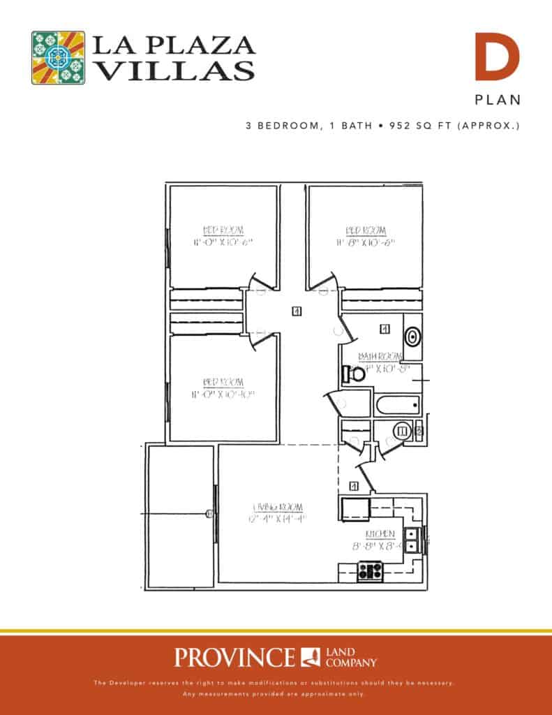 Floor Plans La Plaza Villas